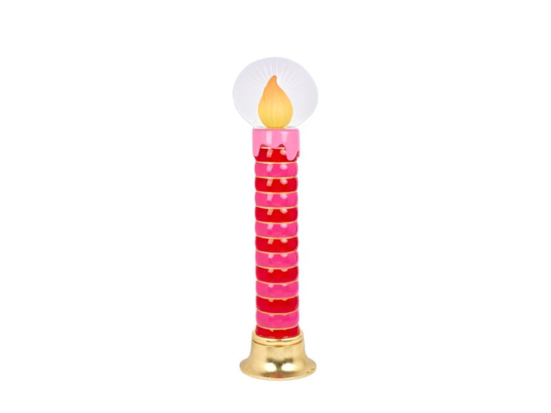 40.5" Vintage Red LED Candle Display - Holiday Warehouse