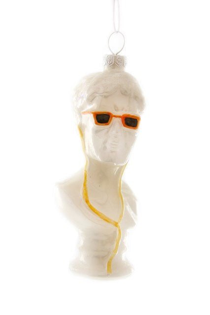 4.25" Chillin Classical Bust Ornament - Holiday Warehouse