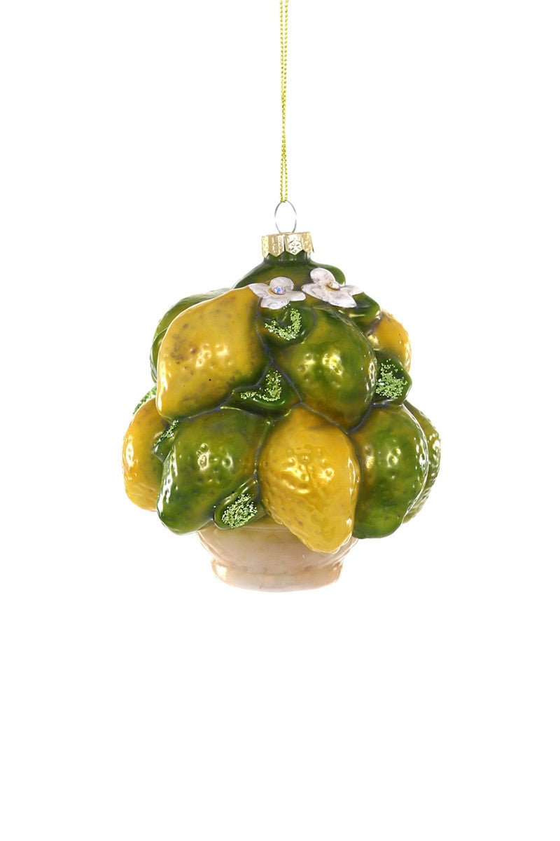 4.5" Lemons and Limes Ornament - Holiday Warehouse