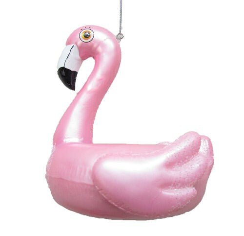 4.5" Pink Flamingo Float Ornament - Holiday Warehouse