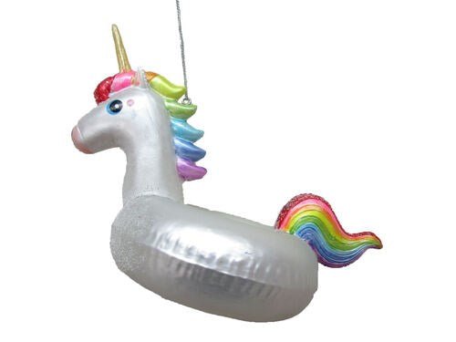 4.5" Unicorn Float Ornament - Holiday Warehouse