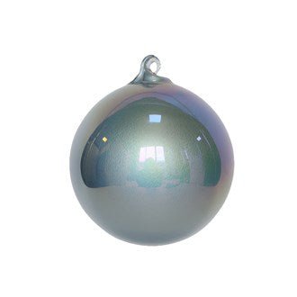4.75" Pearlescent Glass Ornaments 4pc - Holiday Warehouse