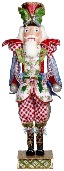 49.5" Candy Peppermint Nutcracker - Holiday Warehouse