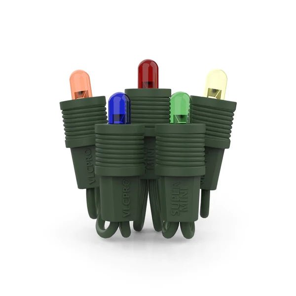 50 Light LED Multicolor Mini Dome Spotlight Set - Holiday Warehouse