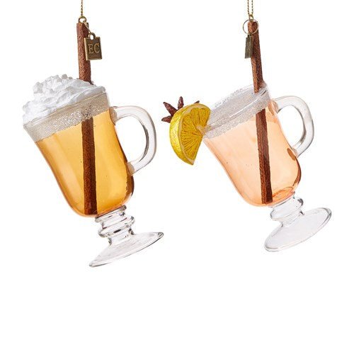 5.25" Hot Toddy and Buttered Rum Ornament - Holiday Warehouse