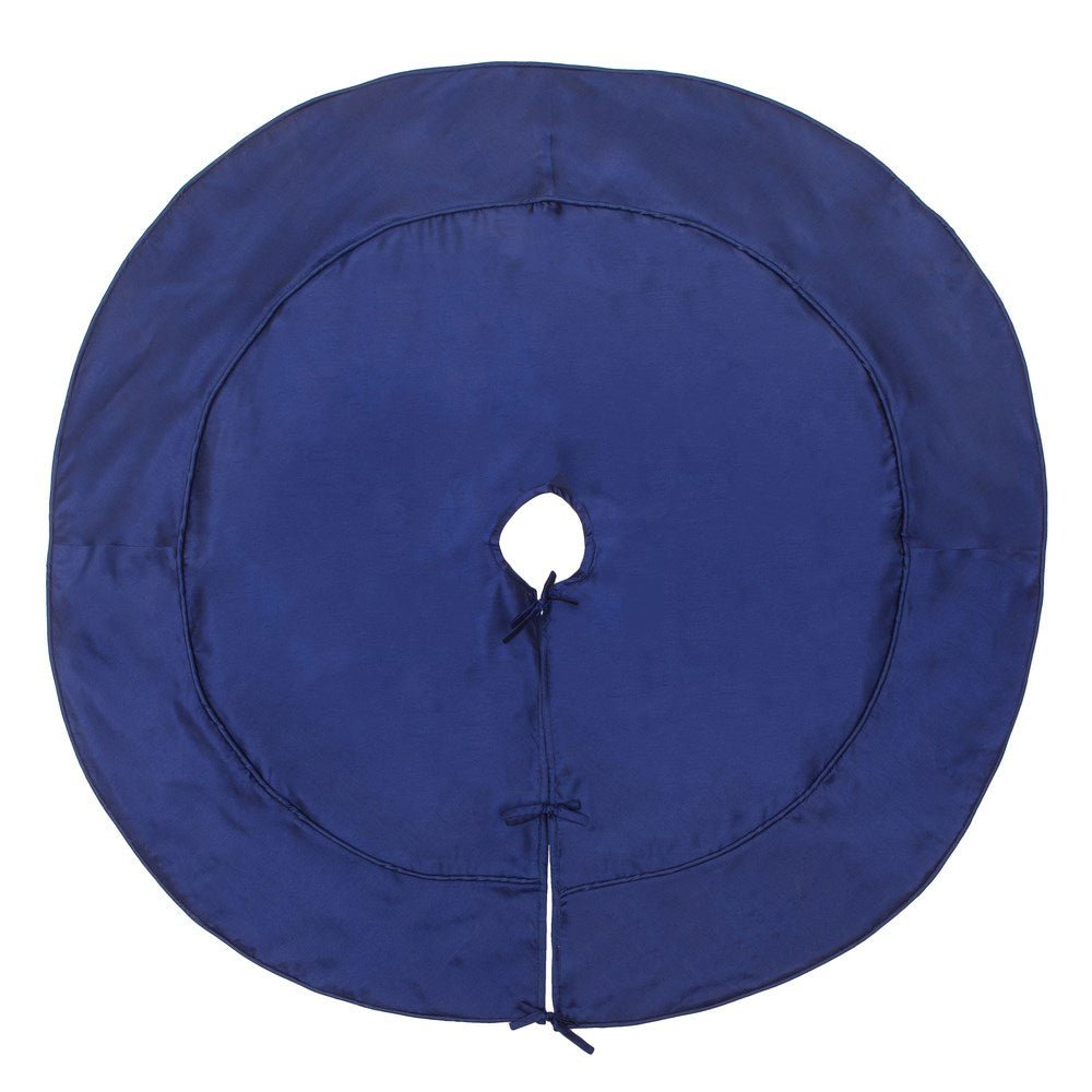 54" Navy Colorway Tree Skirt - Holiday Warehouse
