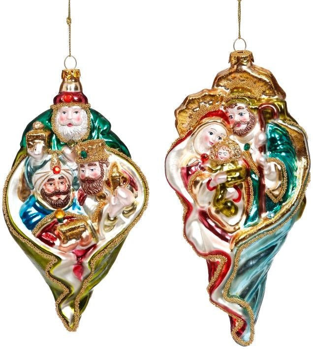 6" - 7" Nativity Scene Ornament - Holiday Warehouse