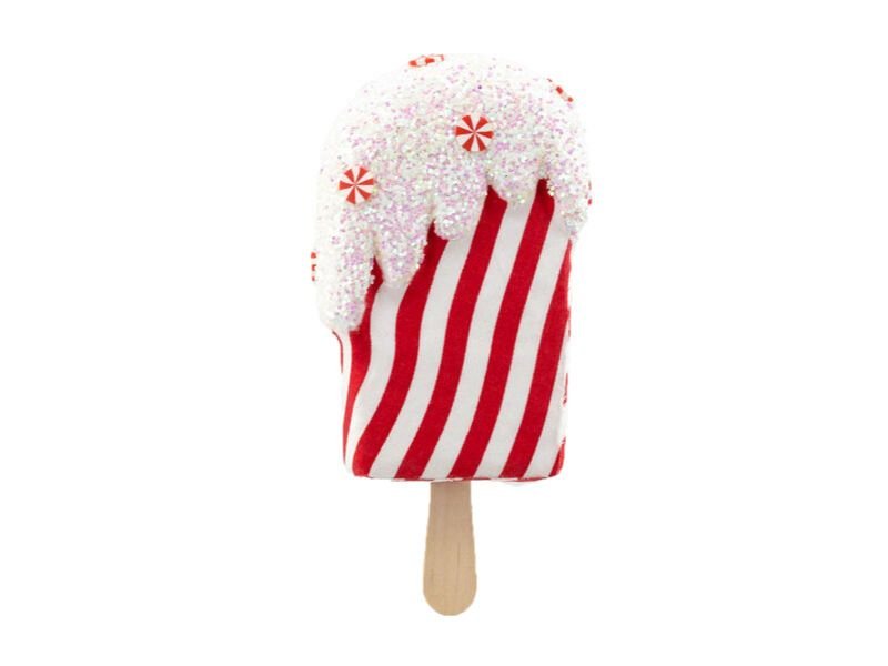 6" Peppermint Ice Cream Bar 6pc - Holiday Warehouse