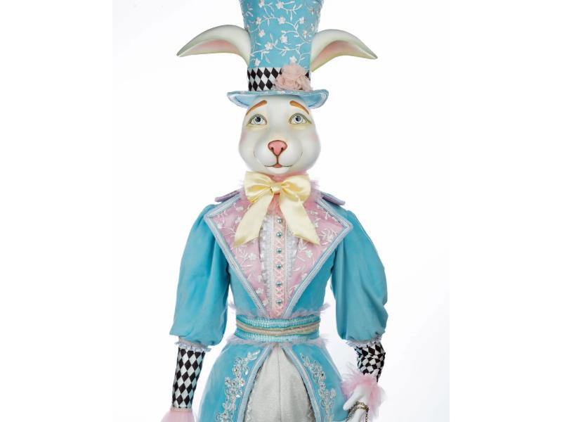 64.5" White Rabbit Life Size Doll - Holiday Warehouse