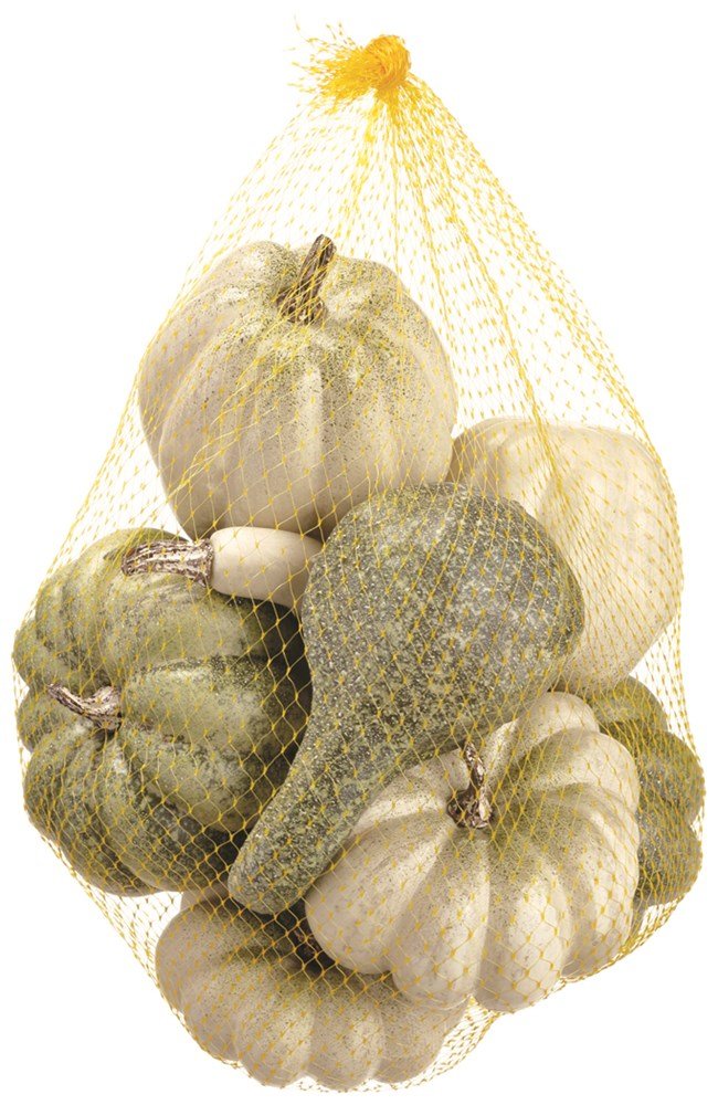 6"H x 10"W Weighted Pumpkin/Gourd (Bag of 8) - Holiday Warehouse