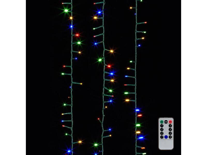 73.8' Multicolor LED Snake Garland Green Wire - Holiday Warehouse