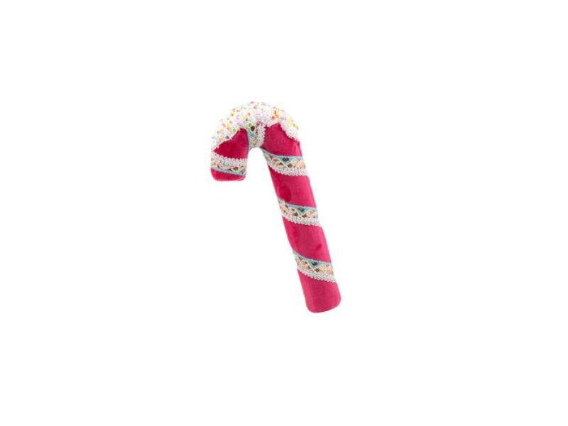 8" Pink Candy Cane Ornament 3pc - Holiday Warehouse