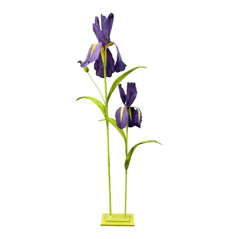 8' Purple Giant Iris x2 with Stand - Holiday Warehouse