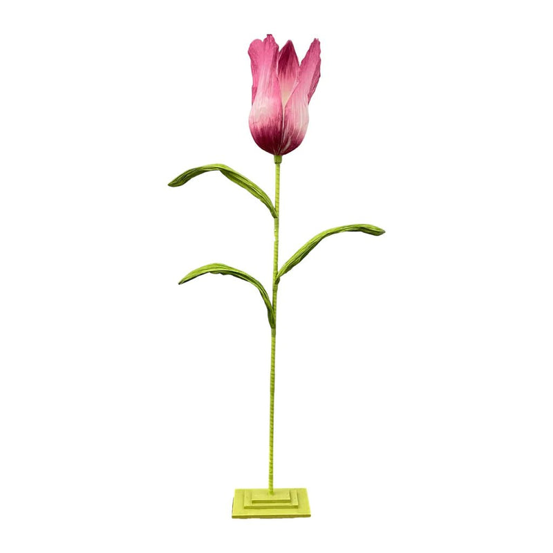 8' Purple Giant Tulip with Stand - Holiday Warehouse