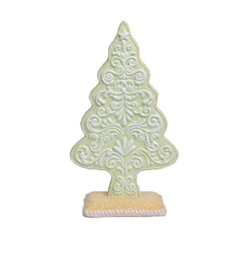 8.5" Green Gingerbread Tree - Holiday Warehouse