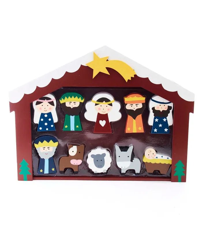 Children's Nativity Set, 10-Piece Set - Holiday Warehouse