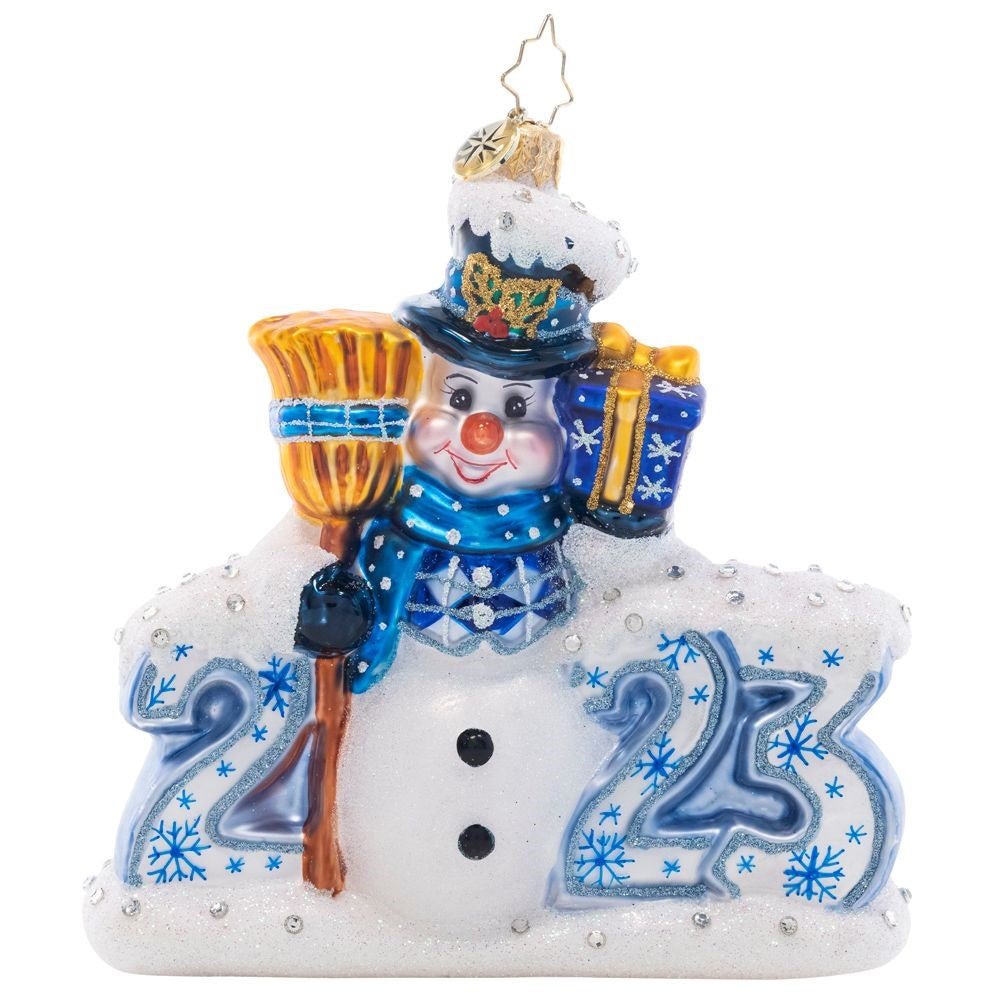 Christopher Radko "Coolest Year Yet 2023" Ornament - Holiday Warehouse