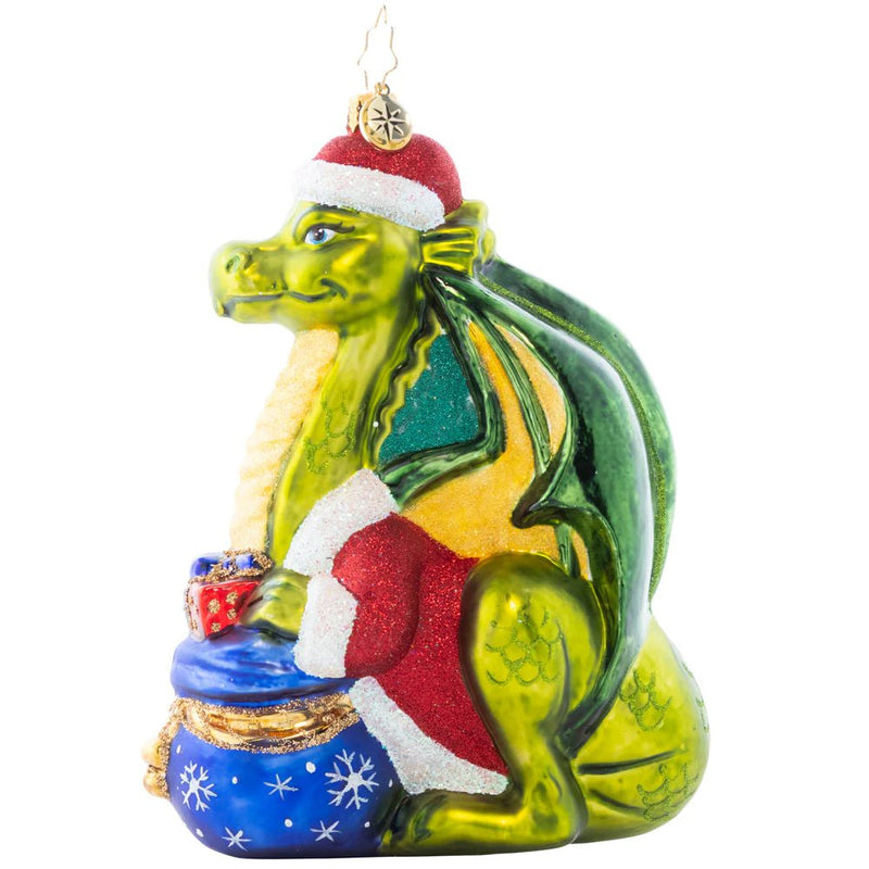 Christopher Radko "Fire-Breathing Friend" Ornament - Holiday Warehouse