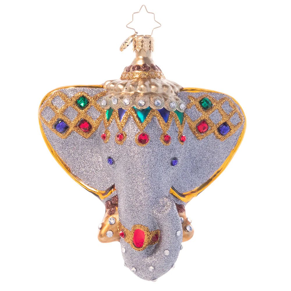 Christopher Radko "Opulent Elephant" Ornament - Holiday Warehouse