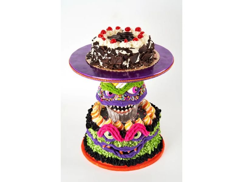 Creepy Confections Cake Plate - Holiday Warehouse