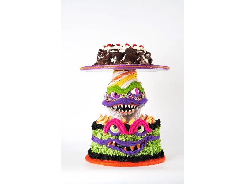 Creepy Confections Cake Plate - Holiday Warehouse