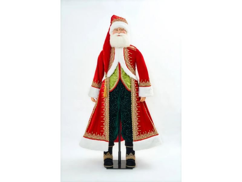 Father Christmas Trimmings Life Size - Holiday Warehouse
