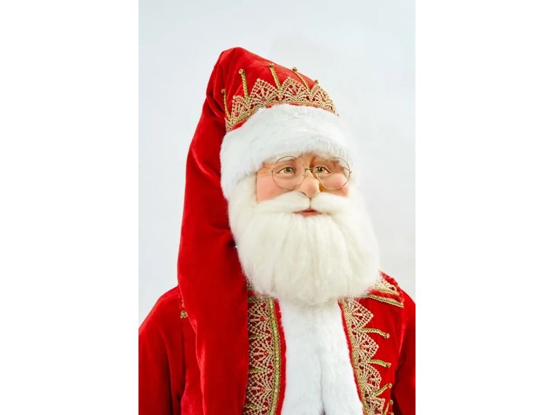 Father Christmas Trimmings Life Size - Holiday Warehouse