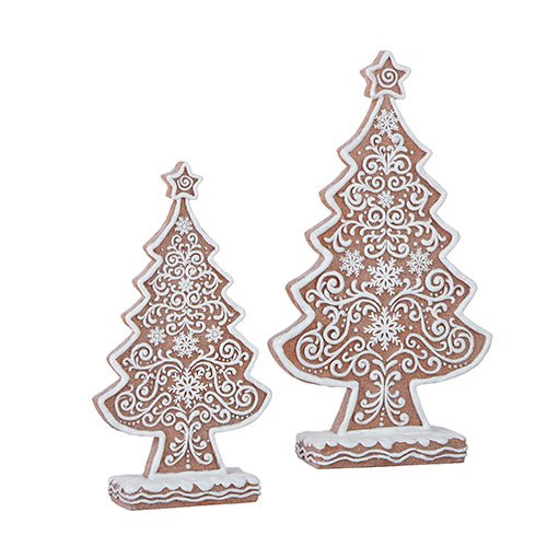 Frosted Gingerbread Tree - Holiday Warehouse