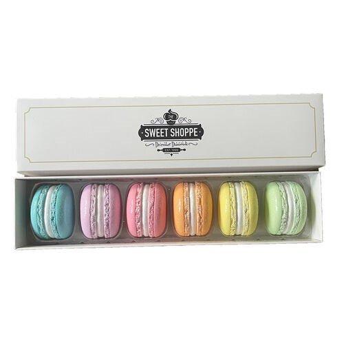Gift Boxed Set/6 Assorted Macaron Ornaments - Holiday Warehouse