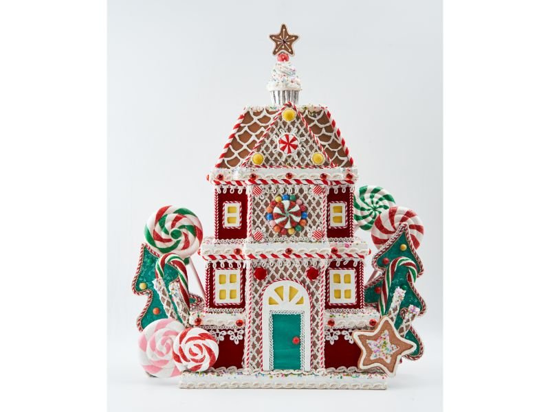 Gingerbread Tree Topper/Tabletop Piece 21" - Holiday Warehouse