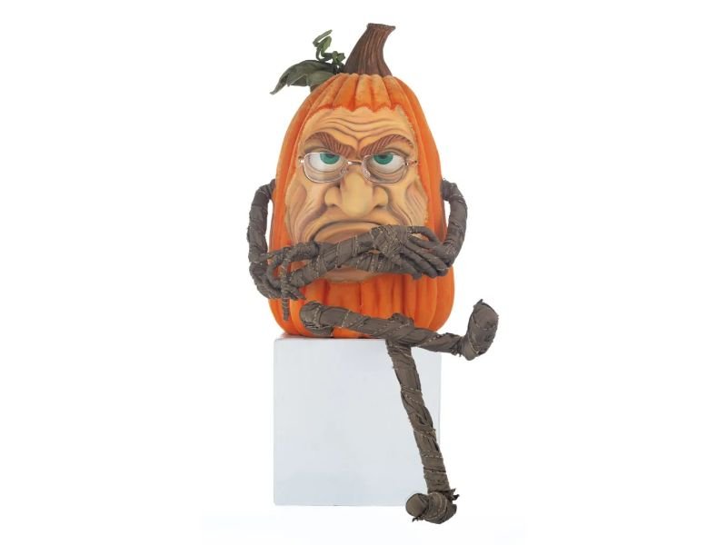 Grumpy Lanky Leg Pumpkin - Holiday Warehouse