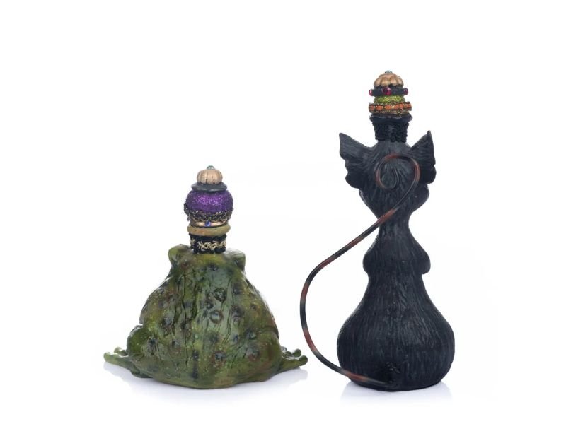 Halloween Hollow Potion Bottles Set of 2 - Holiday Warehouse
