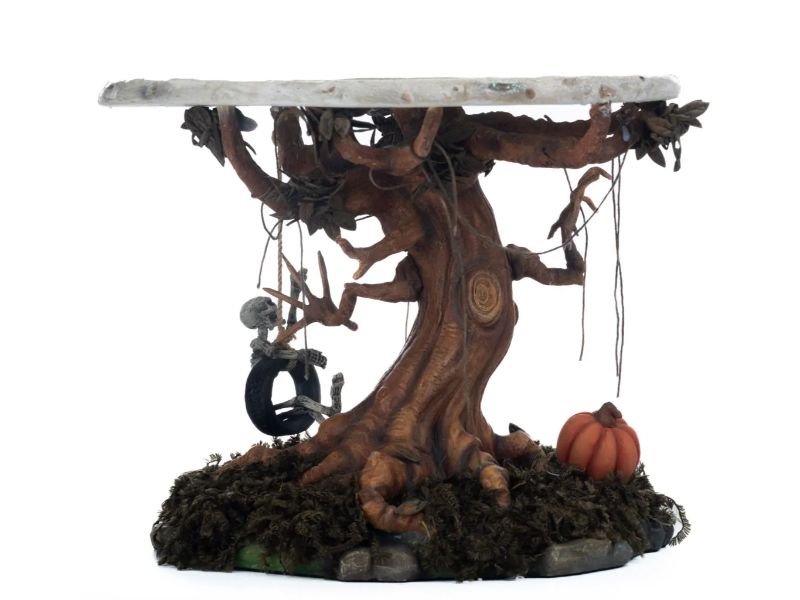 Halloween Hollow Tree Cake Plate - Holiday Warehouse