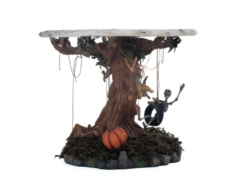 Halloween Hollow Tree Cake Plate - Holiday Warehouse
