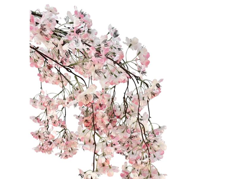 Light Pink Hanging Cherry Tree Branch (10pcs) - Holiday Warehouse