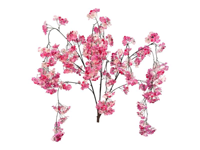 Pink Hanging Cherry Tree Branch (10pcs) - Holiday Warehouse
