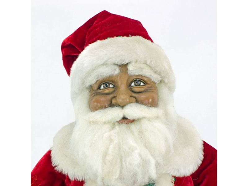 Santa Of Color Doll 24" - Holiday Warehouse